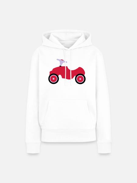 Spielzeug Auto - Frauen Premium Bio Hoodie - Weiß