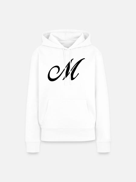 M - Women’s Premium Organic Hoodie - white
