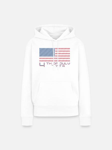 Unabhängigkeit vom 4. Juli - Frauen Premium Bio Hoodie - Weiß
