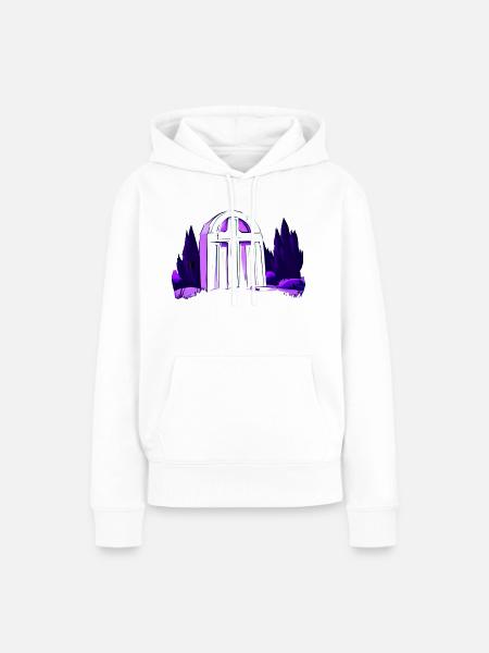 Grab - Frauen Premium Bio Hoodie - Weiß