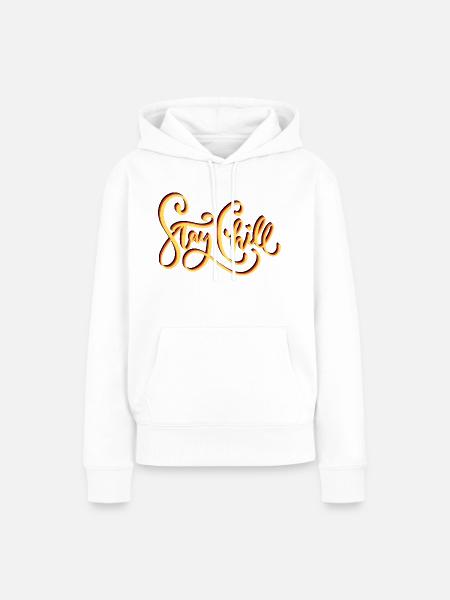 Stay Chill Germany - Frauen Premium Bio Hoodie - Weiß