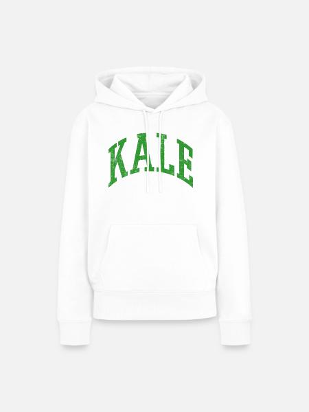 Kale - Frauen Premium Bio Hoodie - Weiß