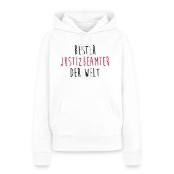 Justizbeamter Justizbeamtin Justiz Recht Gericht - Frauen Premium Bio Hoodie - Weiß - Vorne - Julia (174cm)