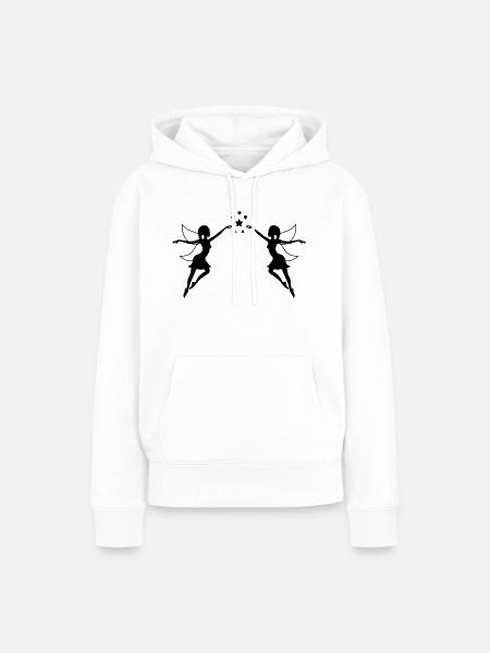 Feen Zauber - Frauen Premium Bio Hoodie - Weiß