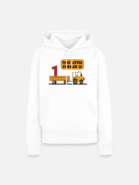 Bauer - Frauen Premium Bio Hoodie - Weiß