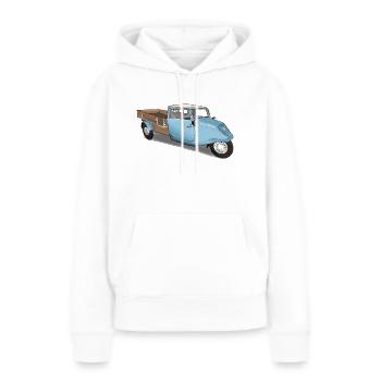 Oldtimer Tempo - Frauen Premium Bio Hoodie - Weiß - Vorne - Julia (174cm)