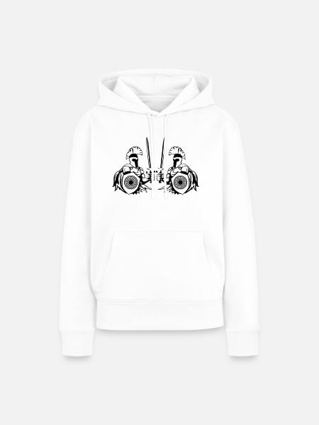 spartans - Frauen Premium Bio Hoodie - Weiß