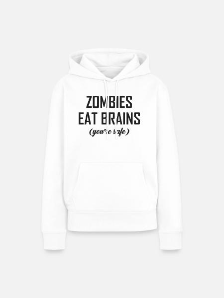 Zombies - Frauen Premium Bio Hoodie - Weiß