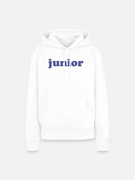 junior - Frauen Premium Bio Hoodie - Weiß