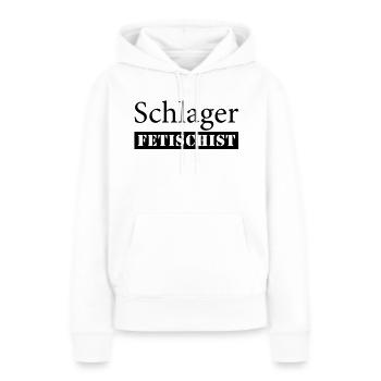 Hit Fétiches - Sweat à capuche Premium bio Femme - blanc - Devant - Julia (174cm)