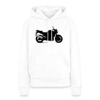 Bandit - Frauen Premium Bio Hoodie - Weiß - Vorne - Julia (174cm)