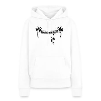 Beachvolleyball,volleyball,beach,netz,strand,sonne - Frauen Premium Bio Hoodie - Weiß - Vorne - Julia (174cm)
