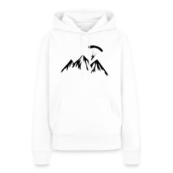 Paragliding Extremsport Paraglider - Frauen Premium Bio Hoodie - Weiß - Vorne - Julia (174cm)