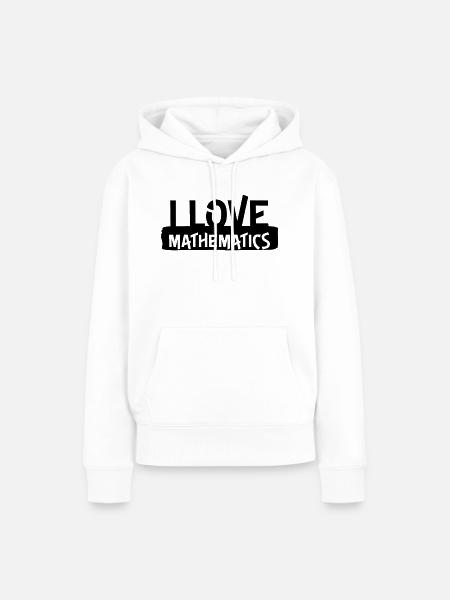 Geschenk Mathestudent / Mathestudentin - Frauen Premium Bio Hoodie - Weiß