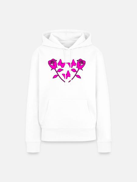 Sommer - Frauen Premium Bio Hoodie - Weiß