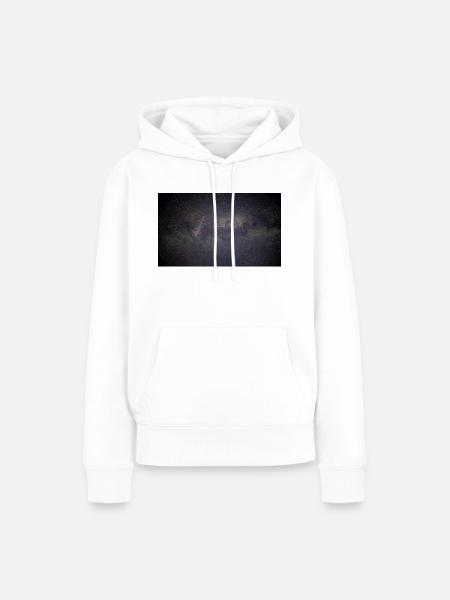 Milchstraße - Frauen Premium Bio Hoodie - Weiß