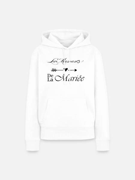 Die Mutter der Braut - Frauen Premium Bio Hoodie - Weiß