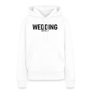 Wedding - Berlin - Deutschland - Frauen Premium Bio Hoodie - Weiß - Vorne - Julia (174cm)