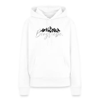Bergsteiger - Frauen Premium Bio Hoodie - Weiß - Vorne - Julia (174cm)