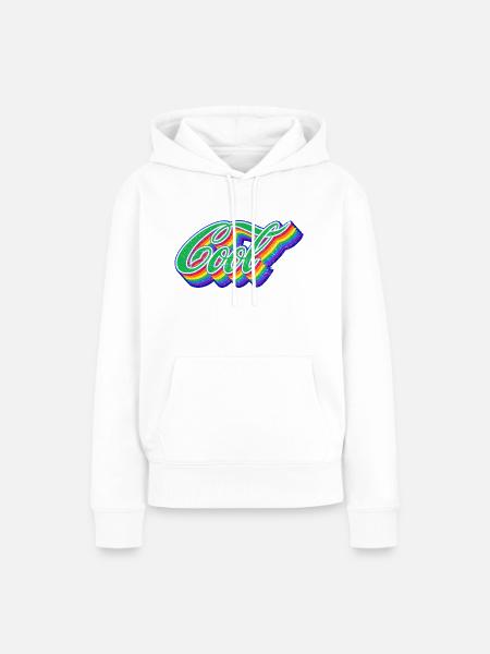 cool - Frauen Premium Bio Hoodie - Weiß