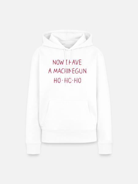Ho Ho Ho - Frauen Premium Bio Hoodie - Weiß