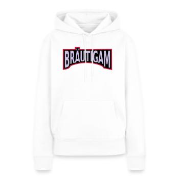 Junggesellenabschied Bräutigam - Frauen Premium Bio Hoodie - Weiß - Vorne - Julia (174cm)
