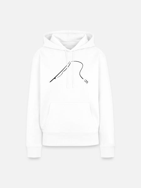 fischen - Frauen Premium Bio Hoodie - Weiß