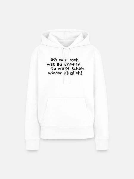 Alkohol - Frauen Premium Bio Hoodie - Weiß