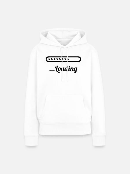 loading - Frauen Premium Bio Hoodie - Weiß