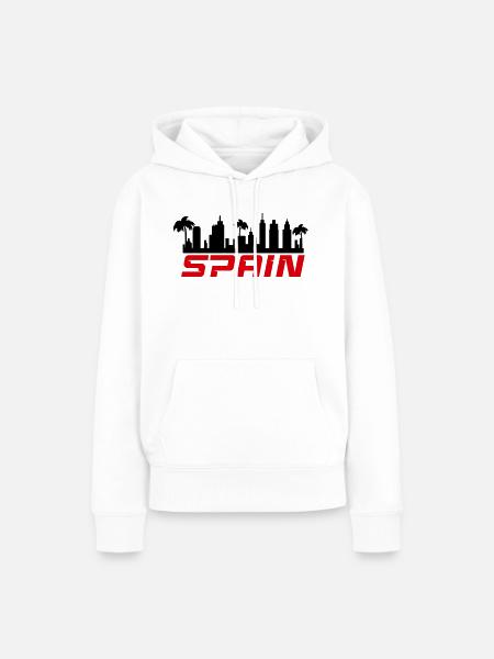 spain - Frauen Premium Bio Hoodie - Weiß