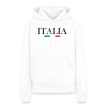 Italien, ein Land des Tourismus - Frauen Premium Bio Hoodie - Weiß - Vorne - Julia (174cm)