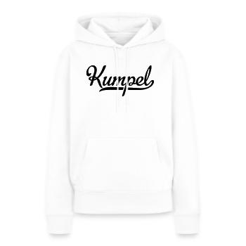 Kumpel - Frauen Premium Bio Hoodie - Weiß - Vorne - Julia (174cm)