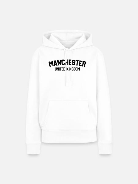 Cord - Frauen Premium Bio Hoodie - Weiß