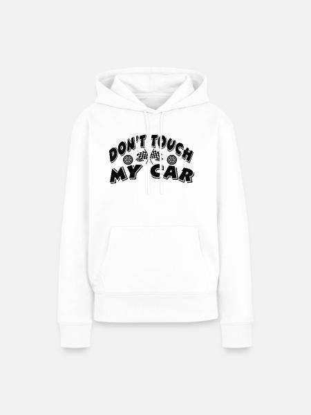 Auto - Frauen Premium Bio Hoodie - Weiß