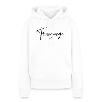 Trauzeuge - Frauen Premium Bio Hoodie - Weiß - Vorne - Julia (174cm)