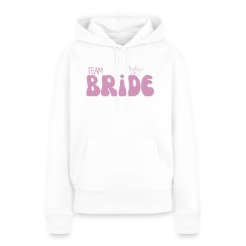 Team Bride - Frauen Premium Bio Hoodie - Weiß - Vorne - Julia (174cm)