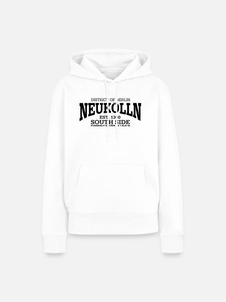 Neukölln Berlin - Frauen Premium Bio Hoodie - Weiß