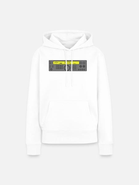 Funkgerät - Frauen Premium Bio Hoodie - Weiß
