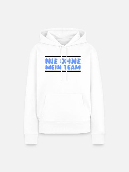 team - Frauen Premium Bio Hoodie - Weiß