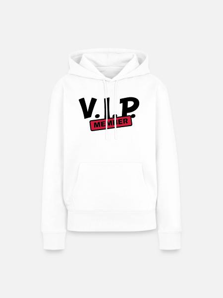 vip member - Frauen Premium Bio Hoodie - Weiß