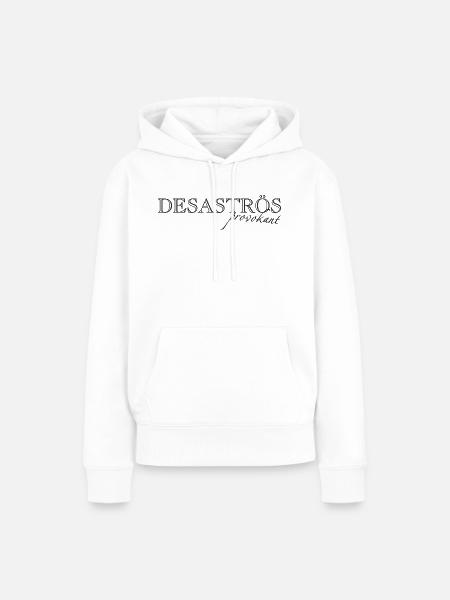 𝔻𝔼𝕊𝔸𝕊𝕋ℝÖ𝕊 𝖕𝖗𝖔𝖛𝖔𝖐𝖆𝖓𝖙 𝖇𝖑𝖆𝖈𝖐 - Frauen Premium Bio Hoodie - Weiß