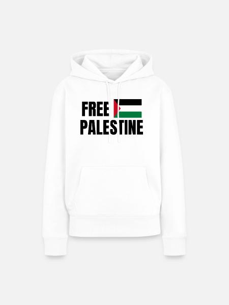 Befreit Palästina - Frauen Premium Bio Hoodie - Weiß