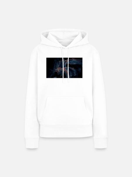 3D Interstellare Galaxy - Frauen Premium Bio Hoodie - Weiß