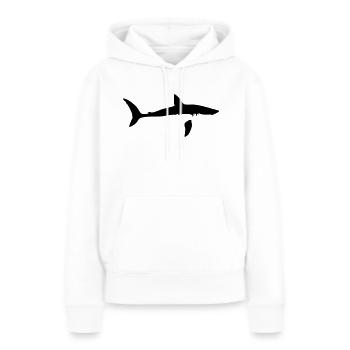 hai hai hai hai hai hai hai hai hai hai hai hai - Frauen Premium Bio Hoodie - Weiß - Vorne - Julia (174cm)