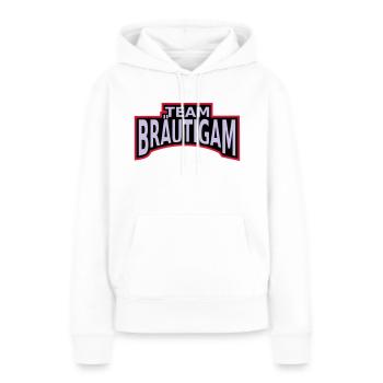 Junggesellenabschied Team Bräutigam - Frauen Premium Bio Hoodie - Weiß - Vorne - Julia (174cm)