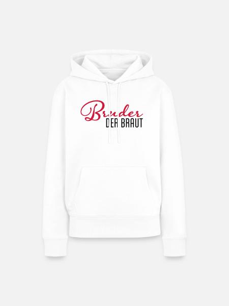 bruder der braut - Frauen Premium Bio Hoodie - Weiß