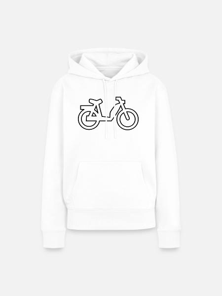 mofa - Frauen Premium Bio Hoodie - Weiß