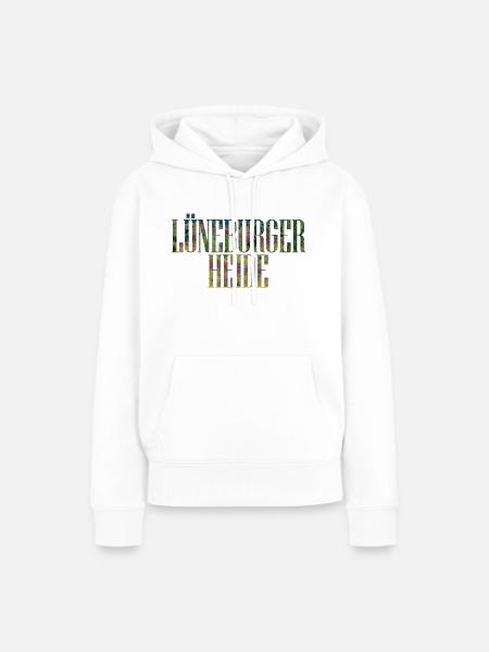 Lüneburger Heide Deutschland Landschaft - Frauen Premium Bio Hoodie - Weiß