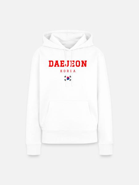 Daejeon Korea - Frauen Premium Bio Hoodie - Weiß
