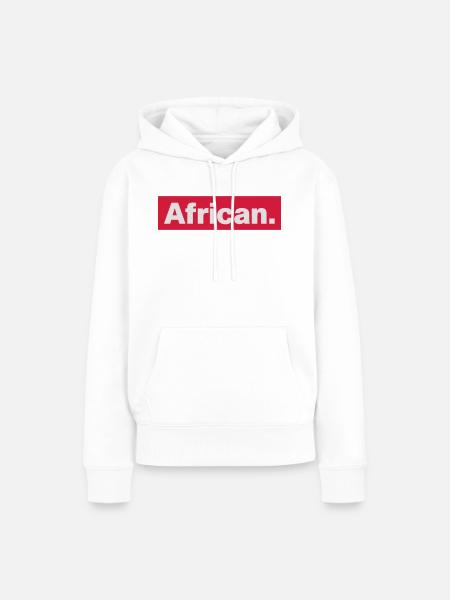 African - Frauen Premium Bio Hoodie - Weiß